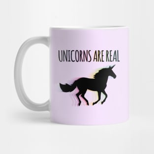 Unicorns are Real Rainbow Version Mug